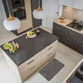 thumbnail image 5 of Luxurious Speckled Black and White Kitchen Rug Set - 20x32 & 20x48 Inches Kitchen Mats, Ultra Absorbent, Super Soft, Machine Washable, Anti-Slip Backing, Perfect for Modern Kitchens, 5 of 6
