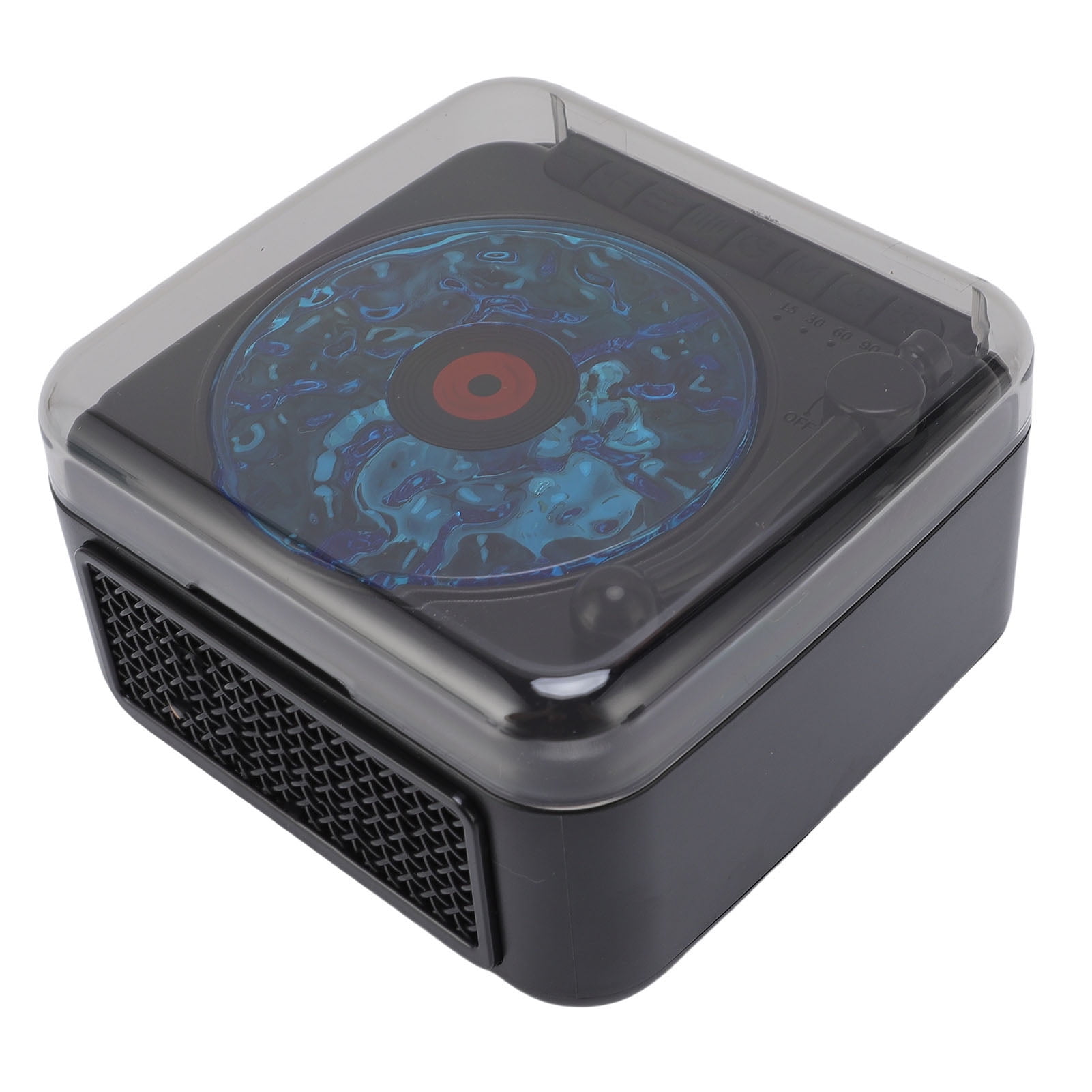 Wave Speaker, Timer ABS Record Player Style  Speaker  for Party White,Pink,Yellow,Black