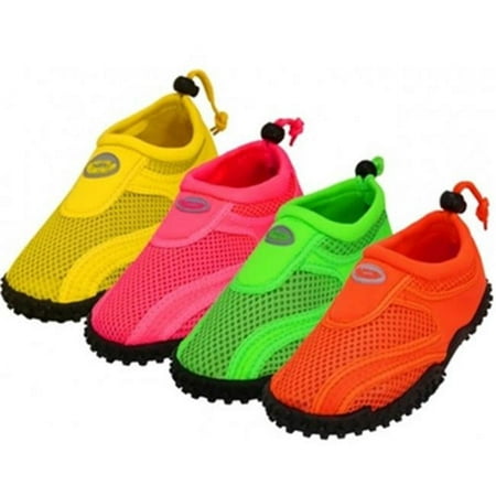 

DDI Children s Neon color Wave Water shoes (36 pairs) Size #11-4 Case of 36