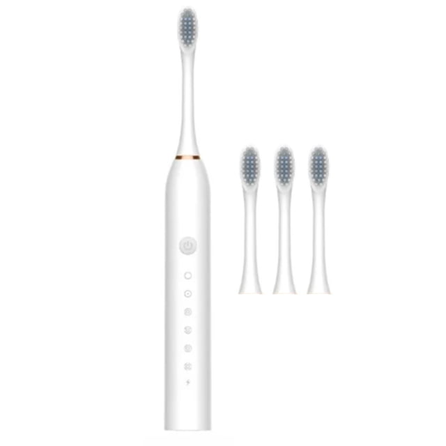 Cepillo de dientes eléctrico con indicador de luz de 6 marchas, carga USB, cepillo de dientes sónico para viajes en casa, CC 5 V