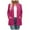 Hot Pink, variant on Fiaer Long Cardigans Sweaters for Women Plus Size Long Sleeve Solid Color Lightweight Fashion Open Front Tops with Pockets White XL