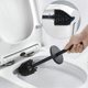 thumbnail image 3 of 304 Stainless Steel Toilet Brush and Holder Set,Black Chrome Toilet Brush with Holder,Toilet Brush with Black Handle, 3 of 4