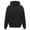 Black, variant on Hoodie Men Heavyweight Structural Streetwear Hoodie For Reflective Glow In The Dark Pullover With Adjustable Drawstring Winter Autumn Casual Jacket