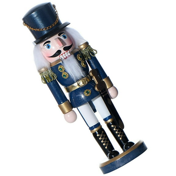 SILENRADAWN Blue Nutcracker Figure for Family 1Pack 10.8x3.8in