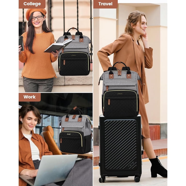 LOVEVOOK Laptop Backpack for Women, 15.6 inch Waterproof  display picture 2