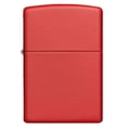 thumbnail image 2 of Zippo Classic Red Matte Pocket Lighter, 2 of 6