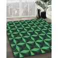 thumbnail image 2 of Ahgly Company Indoor Rectangle Patterned DarkSlateGray or DarkSlateGrey Green Area Rugs, 2' x 4', 2 of 6