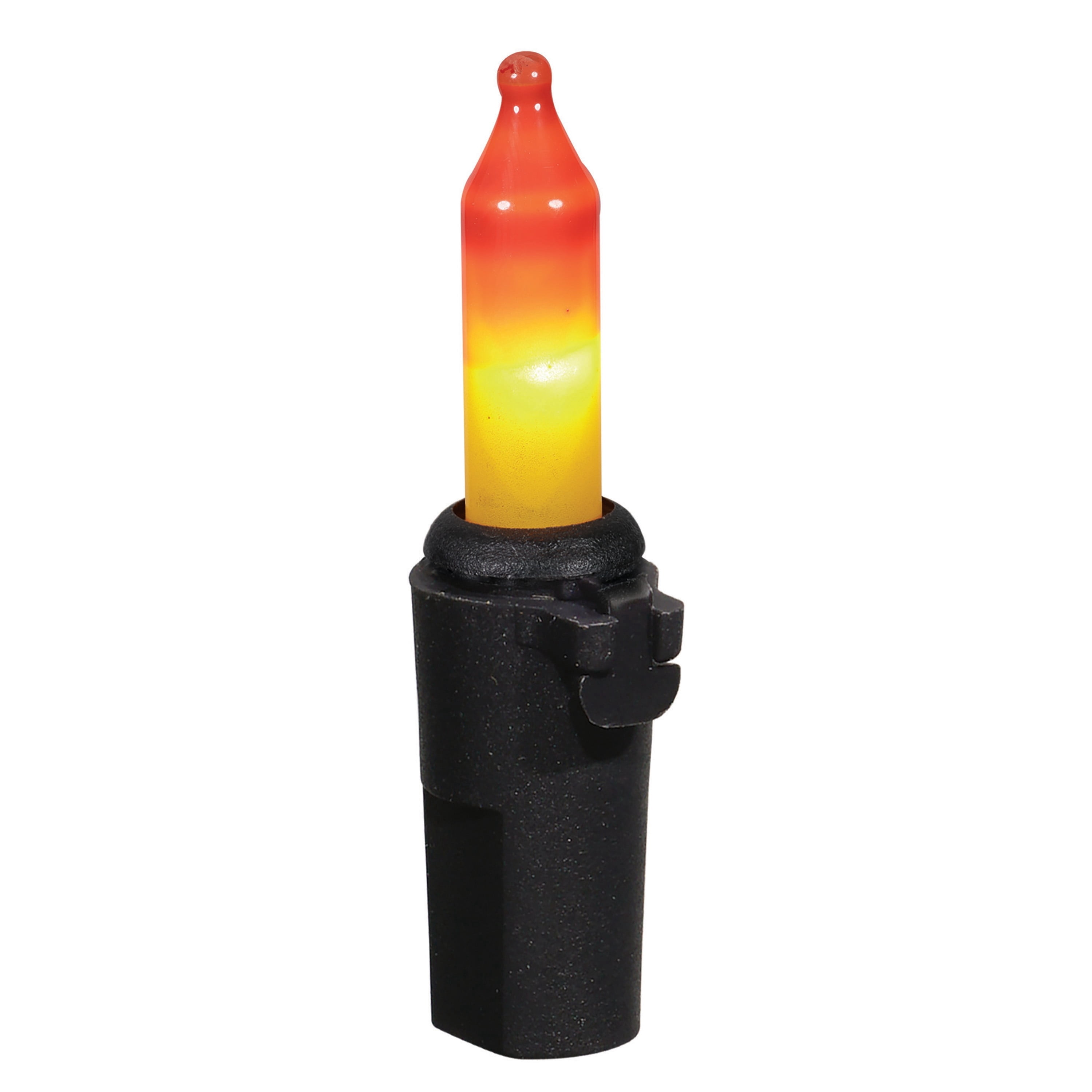 Indoor/Outdoor 50-Count LED Double String Lights, Orange and Yellow, 9.5', Halloween by Way To Celebrate