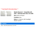 thumbnail image 2 of Washer Reservoir - Compatible with 2005 - 2006 Mercedes-Benz C55 AMG, 2 of 2