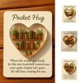 thumbnail image 1 of Hug Card Pocket Hug Gift Card Holder for Bookshelf 1 Count Card Display with Magnetic Closure Rkxzt, 1 of 7