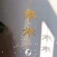 thumbnail image 1 of Carillón De Cristal Crystal Windchime Dream Catchers Windbell Chandelier Decor (hojas de arce), 1 of 5