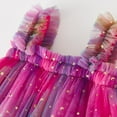 thumbnail image 5 of TOOYOU Girls Dresses Toddler Sleeveless Star Moon Tie Dye Tulle Holiday Party Dress Up Dress Dance Party Princess Dresses Clothes Sweet Girl Elegant Sundress ,Size 5-6 Years , Pink, 5 of 6