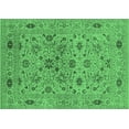 thumbnail image 1 of Ahgly Company Indoor Rectangle Oriental Emerald Green Industrial Area Rugs, 7' x 9', 1 of 4