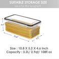thumbnail image 4 of Airtight Food Storage Containers with Lids 4PCS Set 3.2L,for Pasta, 4 of 5