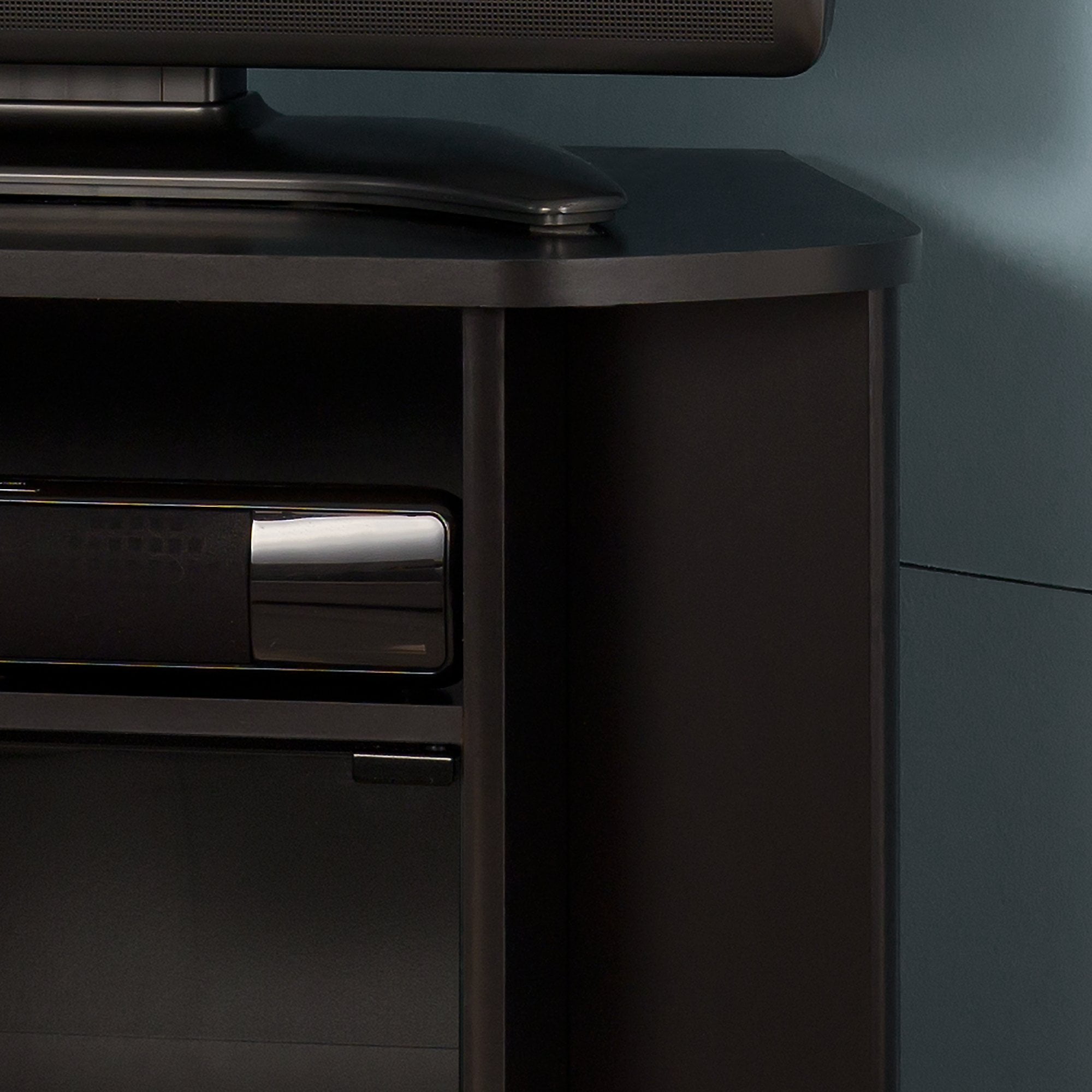 Bush Furniture Visions Tall Corner Tv Stand In Black