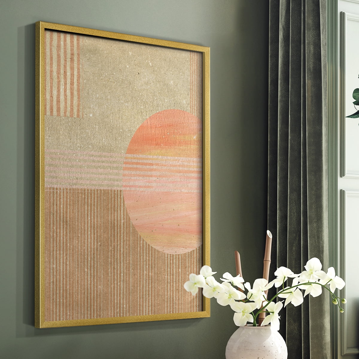 Adobe Sunrise II in Paper Solid Wood 8 x 10 Framed Print
