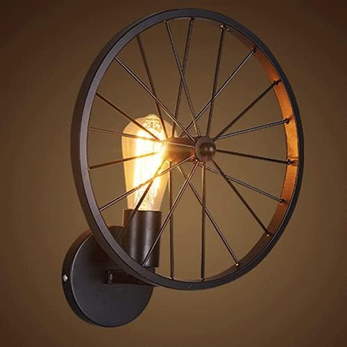 American Style Retro Style Industrial Iron Wheel Wall Lamp Creative Personality Wall Lights E27 Light Bulb Corridor Lights Decoration Living Room Restaurant