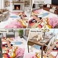 thumbnail image 5 of Japanese Wedding Area Rugs 8'x10', Washable Small Throw Rugs for Living Room Patio, Cute Owls Pink Cherry Blossoms Indoor Outdoor Rug Non-Slip Low Pile Carpet Runner Reversible Floor Mats, 5 of 8