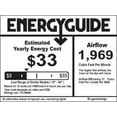 thumbnail image 2 of Voyage 40 in. Indoor/Outdoor Brushed Nickel Ceiling Fan with Blue Fabric Blades, 2 of 2
