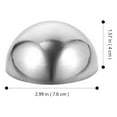 thumbnail image 4 of Miangastore 2Pcs Stainless Steel Hemisphere Ball Polished Mirror Surface Decorative Half Ball for Handrail, 4 of 8