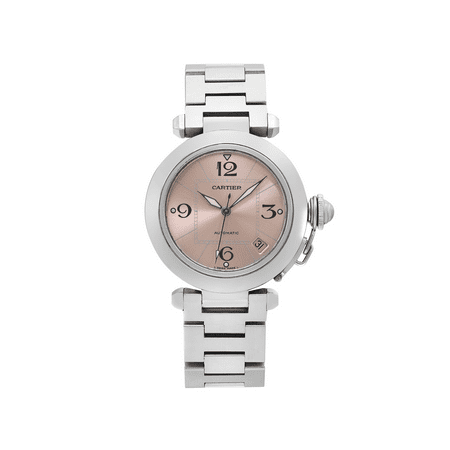 Cartier Pasha C 35mm Stainless Steel Pink Dial Automatic Unisex Watch W31075M7