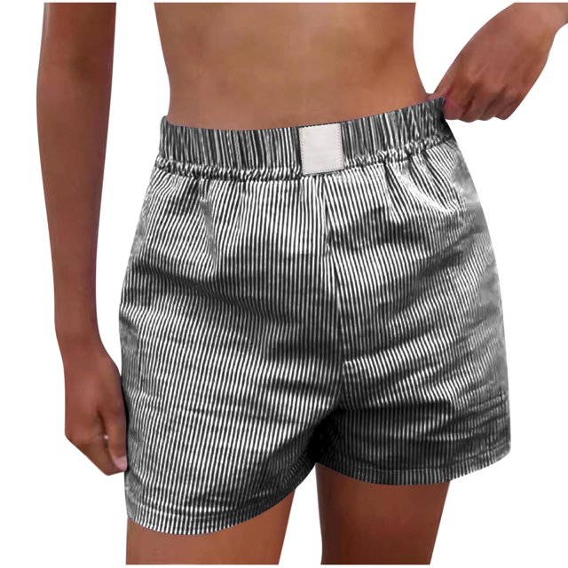 Bas Femme Mignon Confortable Taille Élastique Printemps et Été Nouvelle Mode Imprimé Décontracté Court