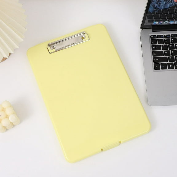 Clipboard with Storage, High Capacity Nursing Clipboards with Pen Holder, Heavy Duty Plastic Storage Clipboard with Low Profile Clip,Smooth Writing for Office A4