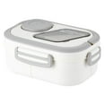 thumbnail image 2 of Foqnuq Stainless Steel Insulated Bento Box, Layered Portable Lunch Container, Compartmentalized Food Storage with Spoon for Work, Outdoor Camping, and Travel, 2 of 8