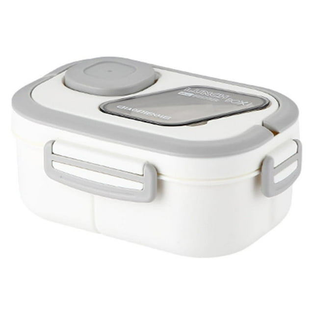 Yhmxh Petite Boîte à Lunch Isolée en Acier Inoxydable, Boîte Bento pour l'École et le Travail, Boîte à Lunch Portable pour le Camping en Plein Air, Boîtes à Lunch Compartimentées et Superposées (Essentiels de Cuisine Brin)