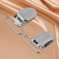 thumbnail image 4 of 10 Pinzas Para Chupete, Pinzas De Metal Plateado De Alta Resistencia Para La Dentición Del Bebé, Pinzas Para Chupete, Juguetes De Dentición, Mantas Y Baberos., 4 of 7