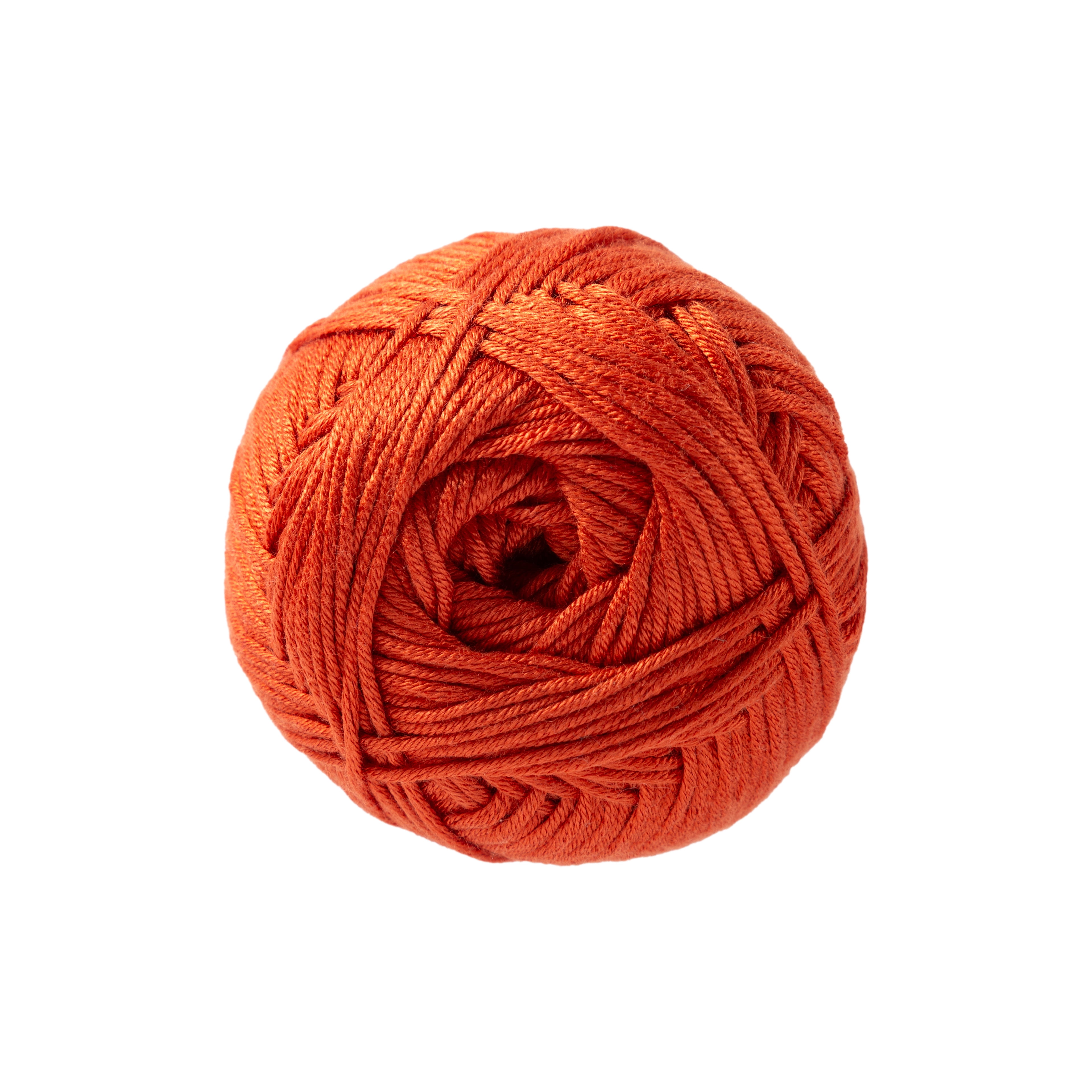 Silky Soft Yarn by Loops & Threads - Yarn for Knitting - Crochet - Weaving - and Arts & Crafts - Orange - Bamboo - 3.5 oz