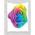 thumbnail image 1 of Vintage Rainbow Tapestry, Romantic Blooming Rose with Colorful Petals Love Flower Valentine's Day, Wall Hanging for Bedroom Living Room Dorm Decor, 60W X 80L Inches, Multicolor, by Ambesonne, 1 of 2