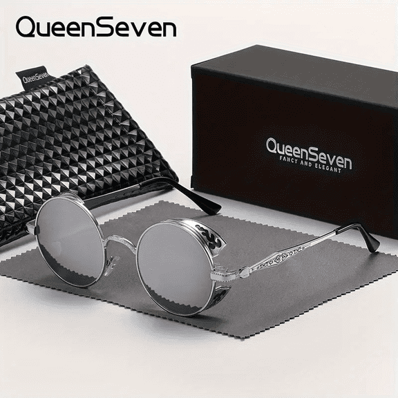 QueenSeven Elegant Trendy Full Frame Sunglasses Outdoor Leisure Polarized Fashion Glasses UV400