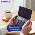 thumbnail image 4 of Casio LC-160LV Handheld Calculator, Compact Memory Function,Lightweight Design With Large LCD(Black), 4 of 8