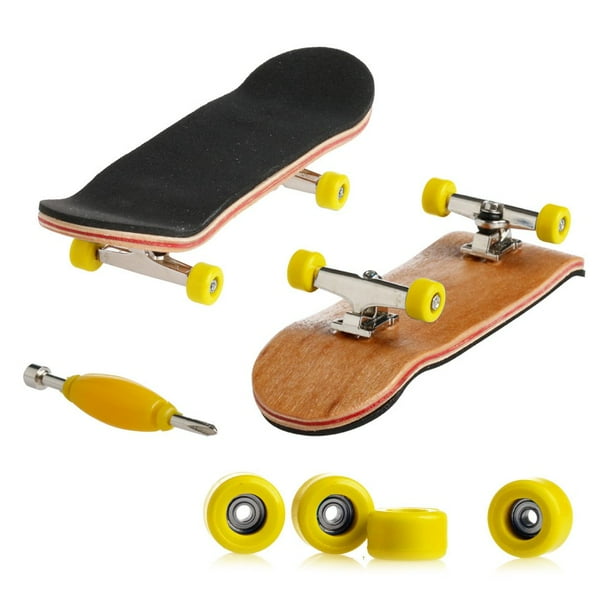 Mini Monopatín De Dedos Profesional – Madera De Arce, Ruedas Suaves, Para Niños Y Entusiastas Del Skate | Regalo Original