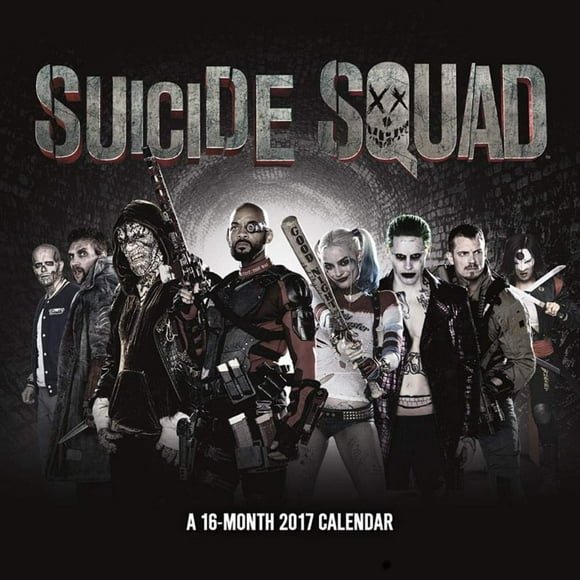 Calendario Suicide Squad 2017 30x30 cm
