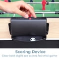 thumbnail image 4 of 48 Inch Foosball Table, Indoor Soccer Game Table with Steel Rods, Ergonomic Handles, Scorekeepers, 2 Balls, Wood Finish, 4 of 5