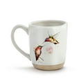 thumbnail image 2 of Demdaco Lovebirds Watercolor Pink 14 ounce Ceramic Stoneware Coffee Mug, 2 of 3