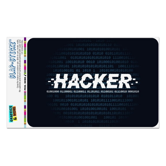 Hacker Binary Code Geek Nerd Home Business Office Sign
