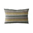 thumbnail image 5 of Plutus Brands Blue Tracks Stripe Luxury Throw Pillow-Size:24" x 24", 5 of 9