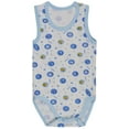 thumbnail image 2 of ToBeInStyle Boy's Pack of 4 Ultra-Soft Cotton Baby Tank Top Bodysuits - Bears - 3 Years Old, 2 of 4