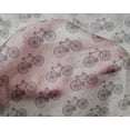 thumbnail image 4 of oneOone Silk Tabby Fabric Dot & Bicycle Block Print Sewing Fabric BTY 42 Inch Wide, 4 of 4