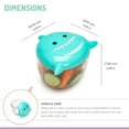thumbnail image 4 of Melii Shark Snack Container for Toddlers and Kids, 4 of 7