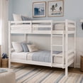thumbnail image 4 of HH2Home Essentials Campbell Wood Twin over Twin Bunk Bed, White, 4 of 14