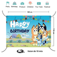 thumbnail image 2 of Telón de fondo decorativo para fiestas alusivo a Bluey, 2 of 5