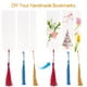 thumbnail image 3 of CRILSTYLEO 30 Book Marker Acrílico Transparente Con Tassels Delicados Ideal Para Álbumes Creativos, 3 of 6