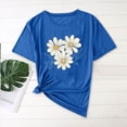 thumbnail image 6 of Sokhug Women's Fashion T-Shirts Funny Fish Graphic Crew Neck Tees Summer Casual Lightweight Breathable Athletic Tops, 6 of 6