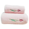 thumbnail image 2 of Aminojy Luxury Coral Velvet Bath Towel Set - Ultra Soft & Absorbent 3-Piece Towels for Spa, Gift | Quick Dry Plush Towels for Women & Sensitive Skin, 2 of 7