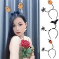 thumbnail image 2 of Halloween Headbands Festival Parties Hairband Antiskid Women Hair Pin Halloween Party Adults Decoration Props, 2 of 8