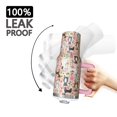 thumbnail image 3 of OBREWU Boston Terrier Dog and Flower Florals Tumbler with Handle and Lid,Boston Terrier Dog and Flower Florals 40oz Double Wall Vacuum Insulated Tumbler,Cups Gift for Women and Men, 3 of 7